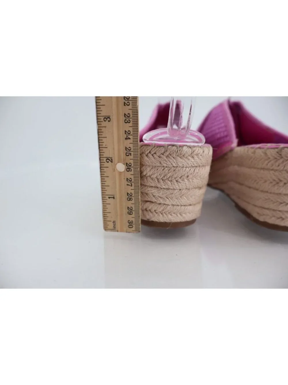 Franco Sarto Women's Pamala Sandal Size 10 Wedge Platform Pink Espadrille